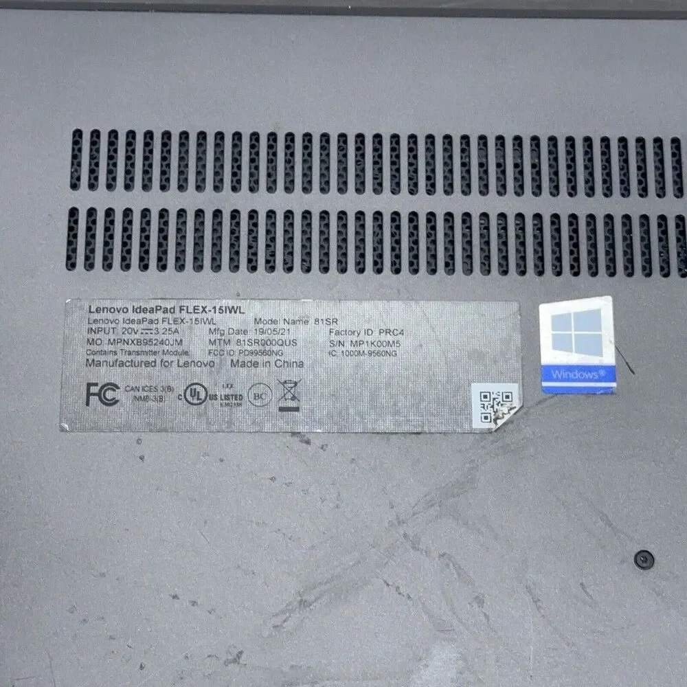 Lenovo IdeaPad FLEX-15IWL 15.6